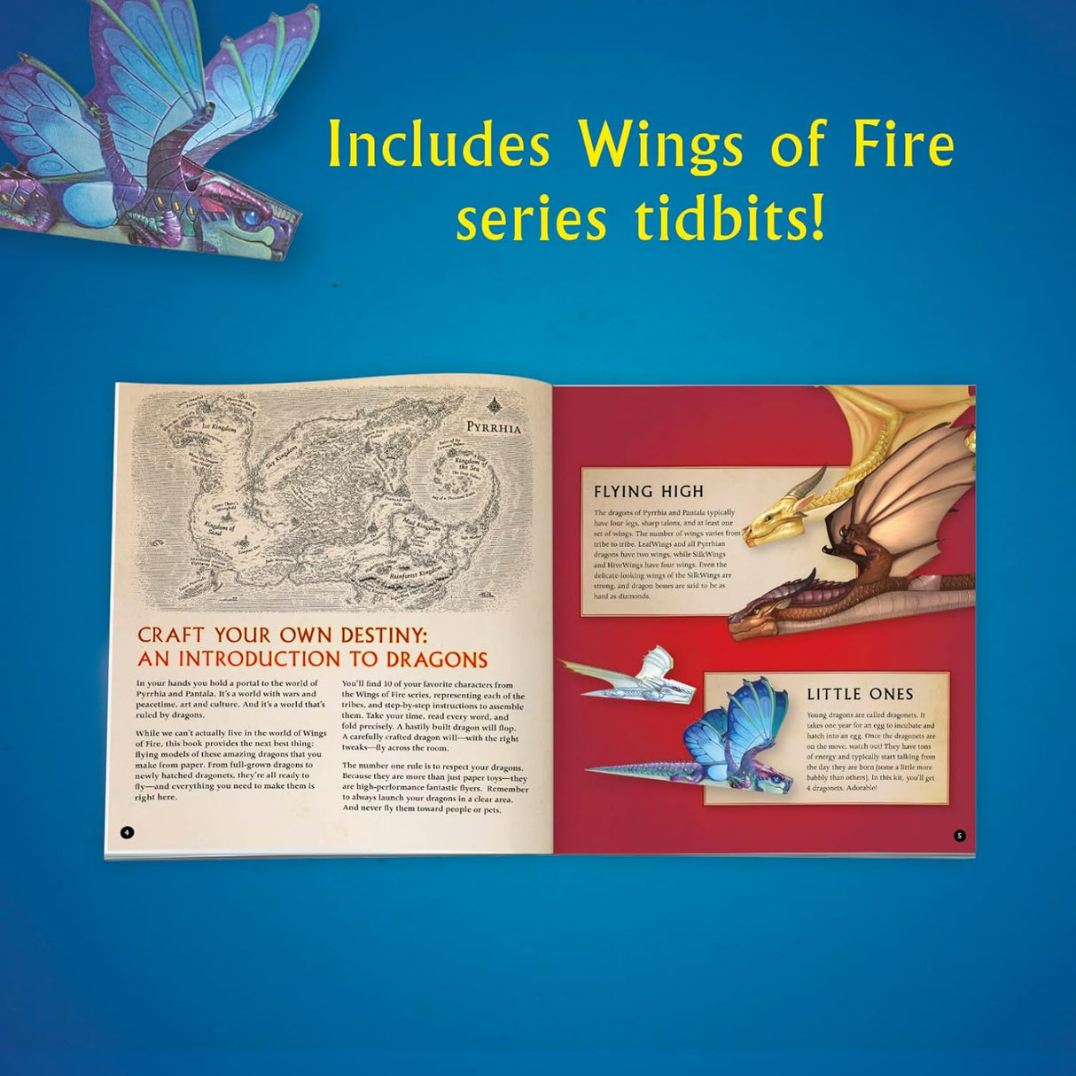 Wings of Fire Folded Flyers