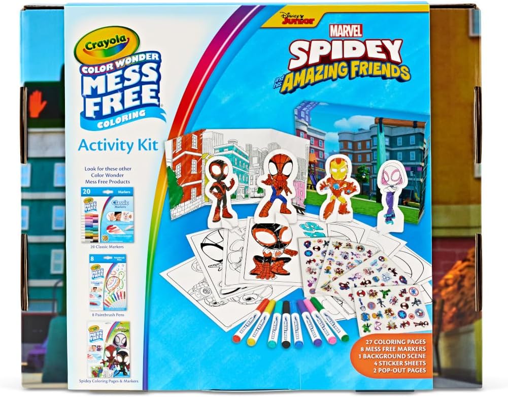 Crayola Color Wonder Activity Kit Spidey & Friends