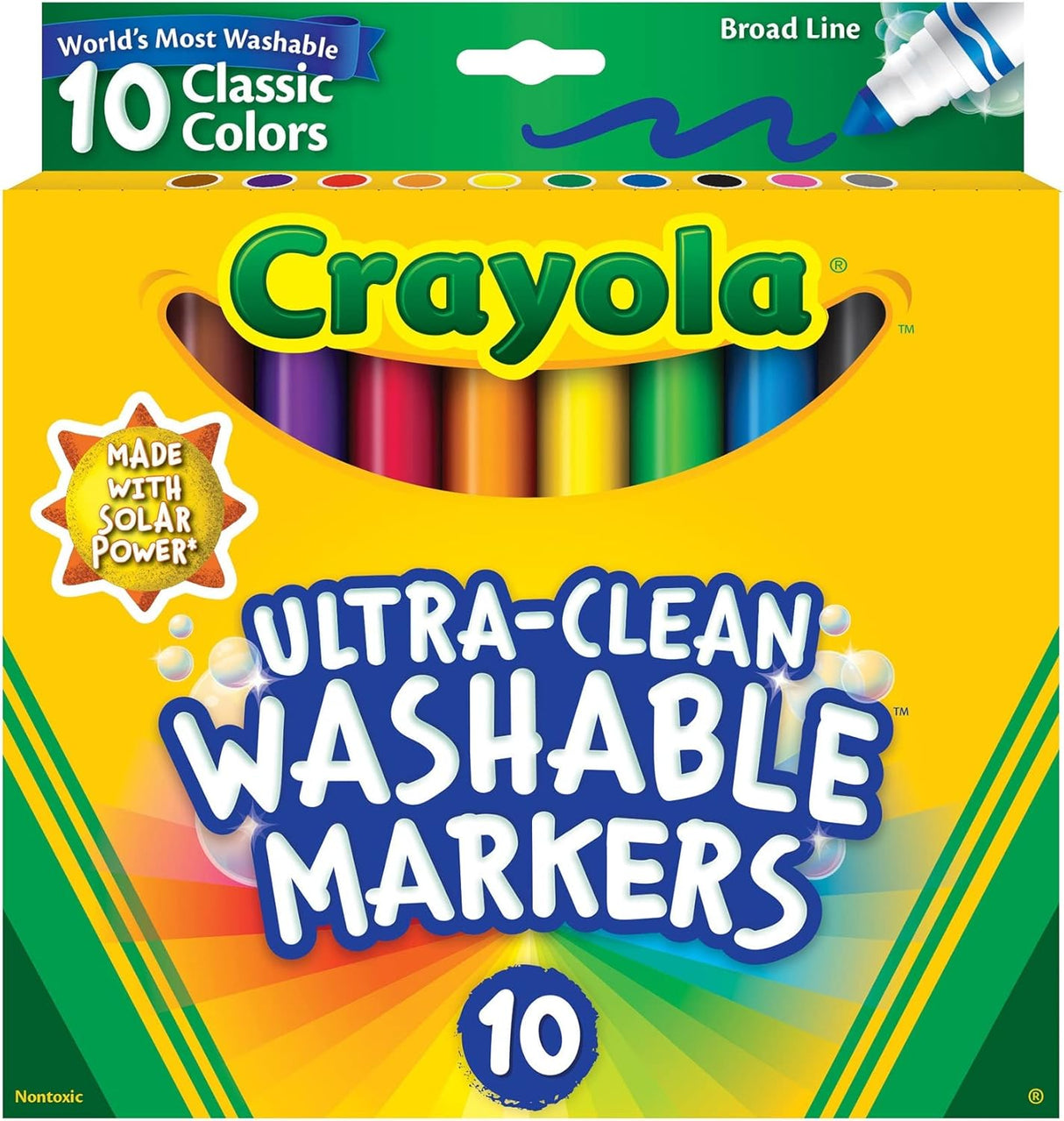Crayola Markers Classic Broadline 10 Pack