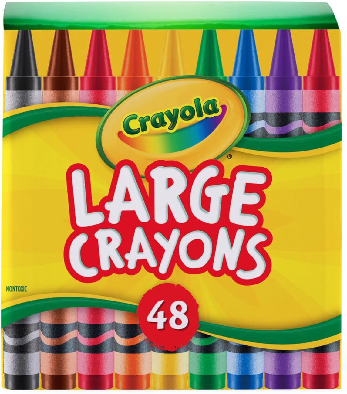 Crayola Large Crayons Desk Pack 48 Pieces