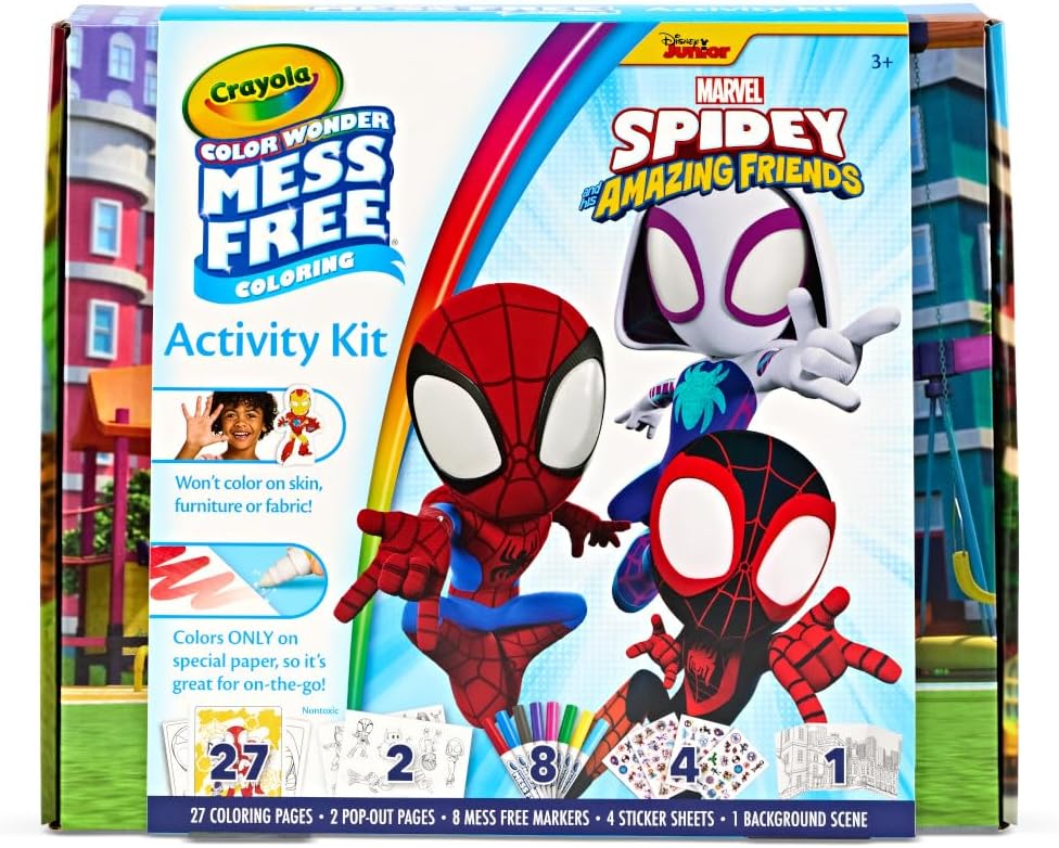 Crayola Color Wonder Activity Kit Spidey & Friends