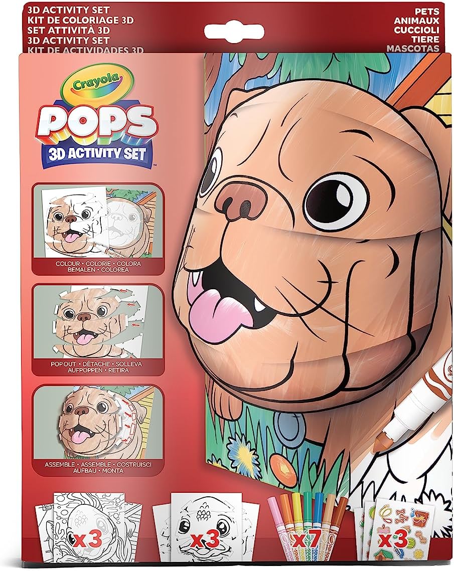 Crayola POPS 3-D Activity Set Pets