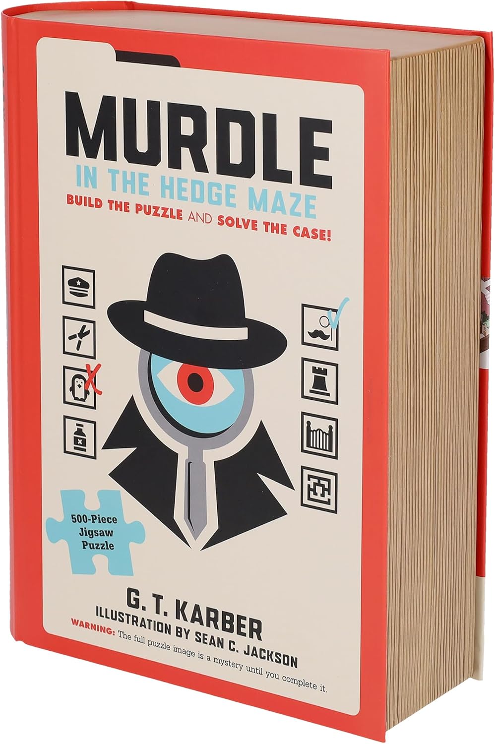 Murdle in the Hedge Maze 500-Piece Jigsaw Puzzle