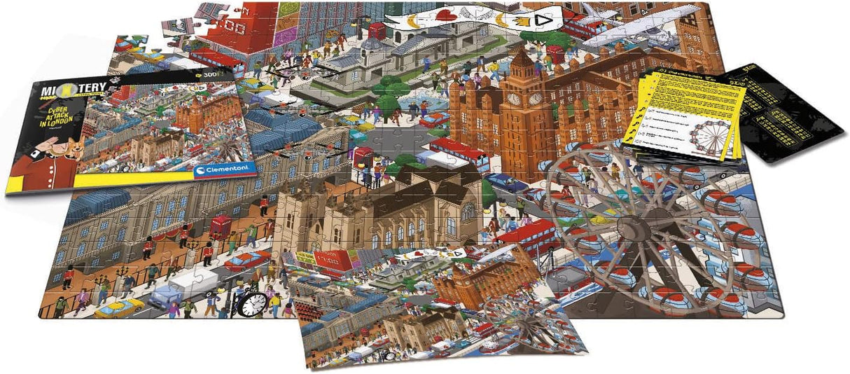 Clementoni Mixtery Hacking Attack in London Jigsaw Puzzle - 300 Piece - (21711)