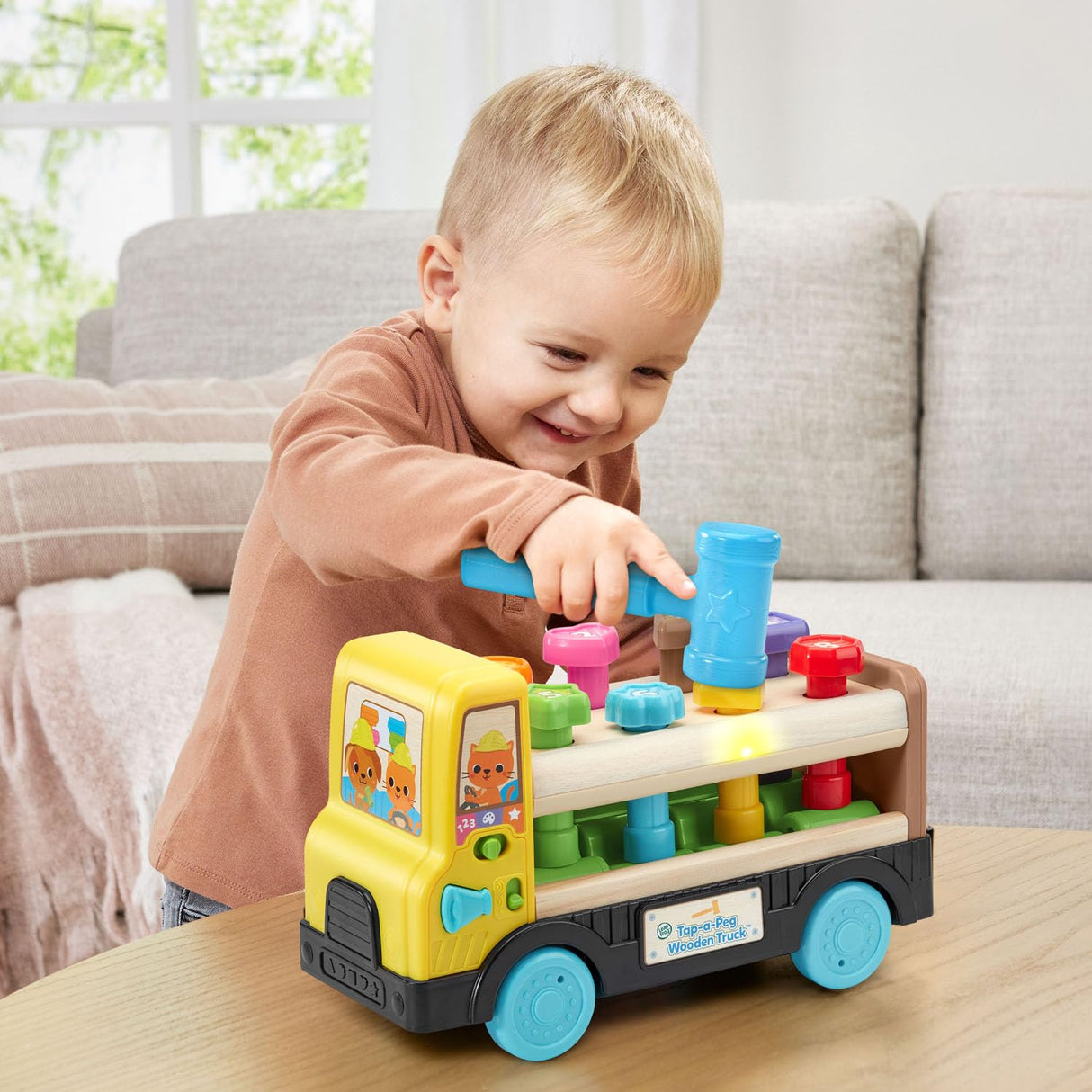 LeapFrog Pound-A-Peg Wooden Truck