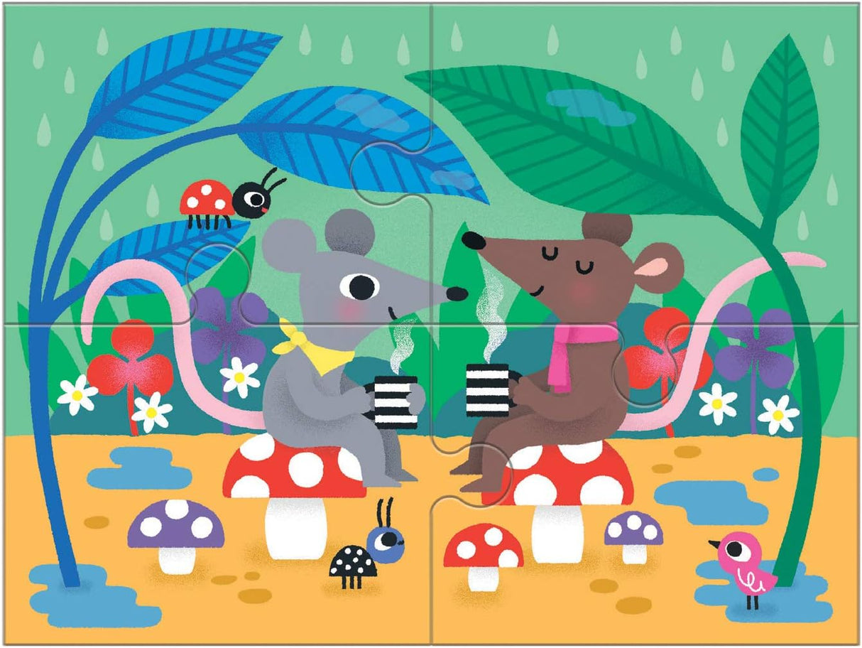 MudPuppy: 4-In-A-Box Puzzle Sets - Mindfulness