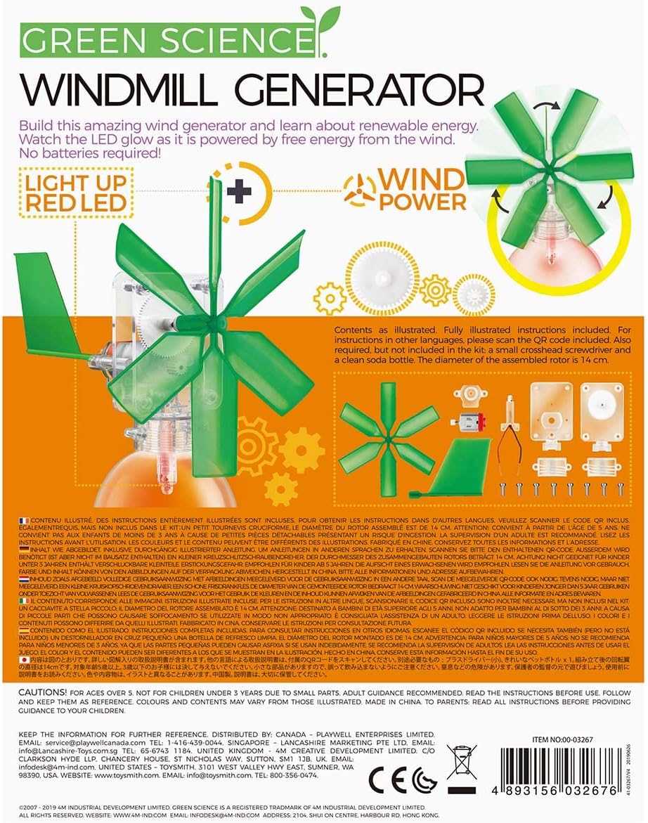 4M Green Science Windmill Generator