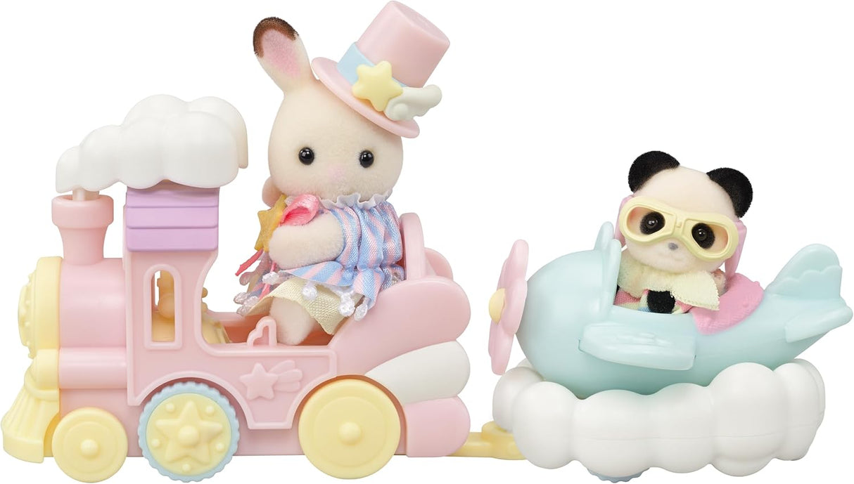 Sylvanian Families: Amusement Park Ride Set - Plane & Train