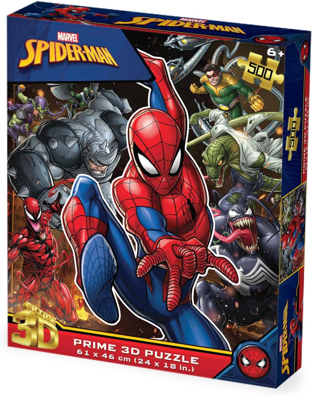Prime3D Marvel Spider-Man - 500 Piece 3D Puzzle