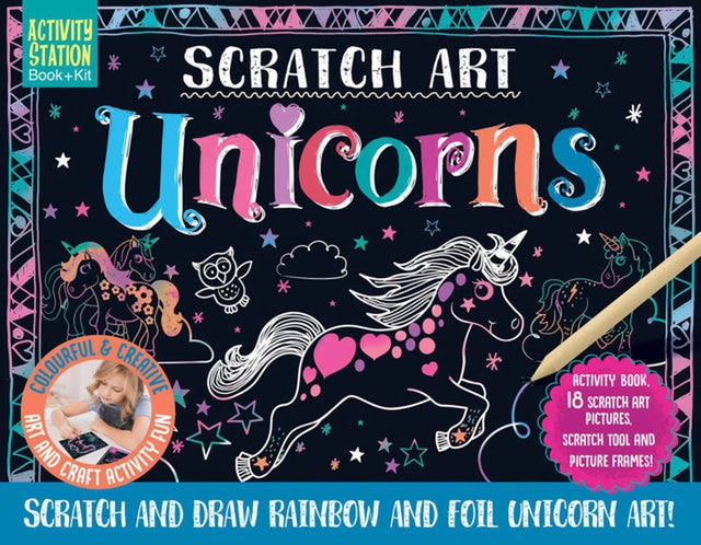 Scratch Art Unicorns