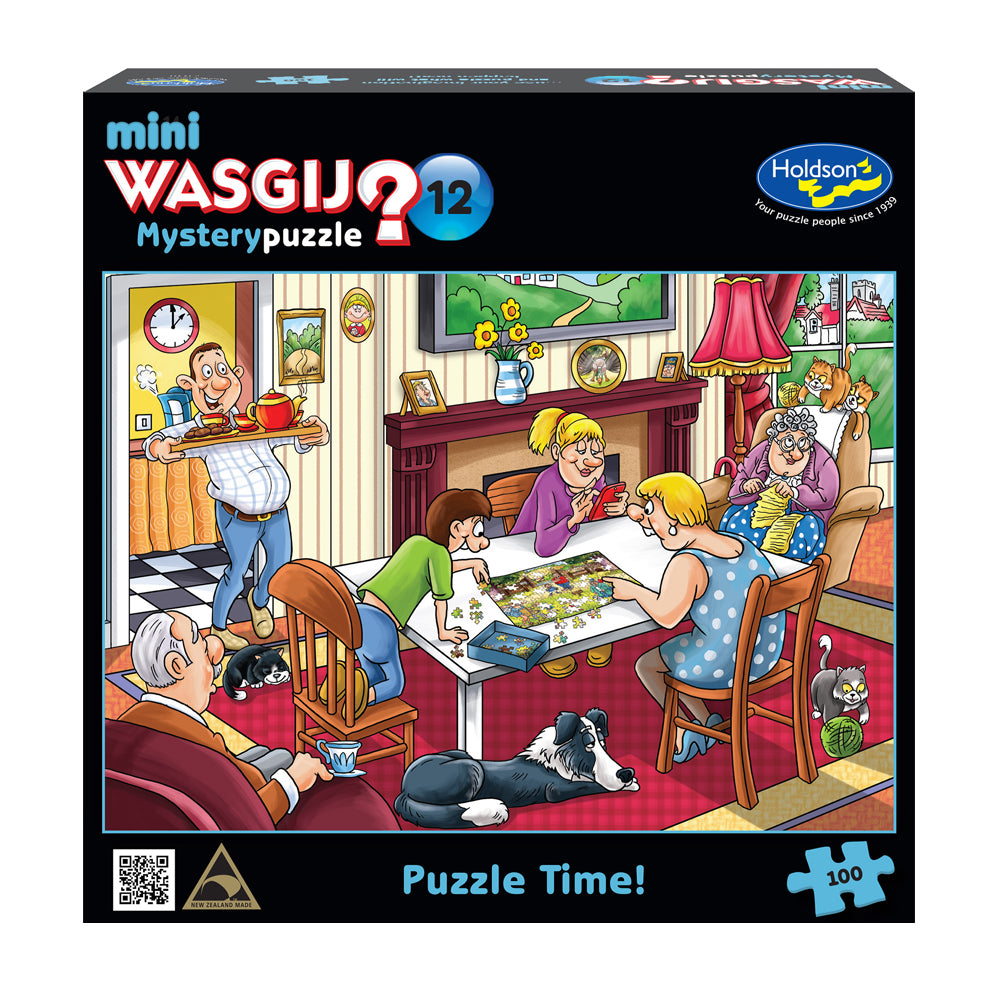 Wasgij Mini Mystery #12 100pc Jigsaw Puzzle - Puzzle Time!