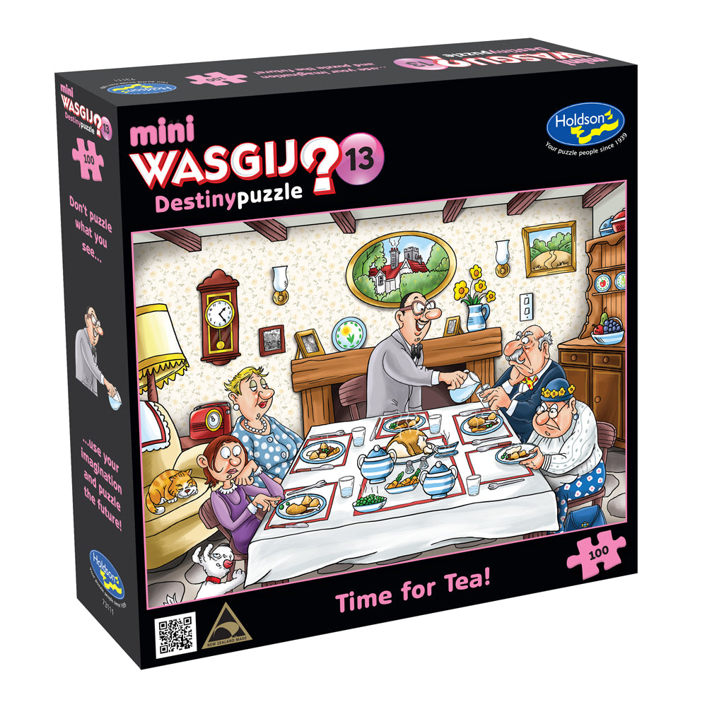 Wasgij Mini Destiny #13 100pc Jigsaw Puzzle - Time for Tea!