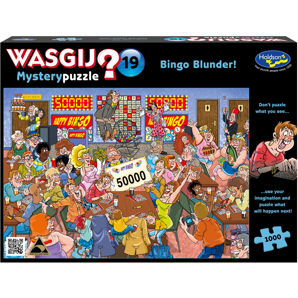 Wasgij Mystery #19 1000pc Puzzle - Bingo Blunder