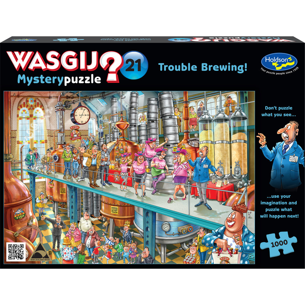 Wasgij Mystery #21 1000pc Puzzle - Trouble Brewing
