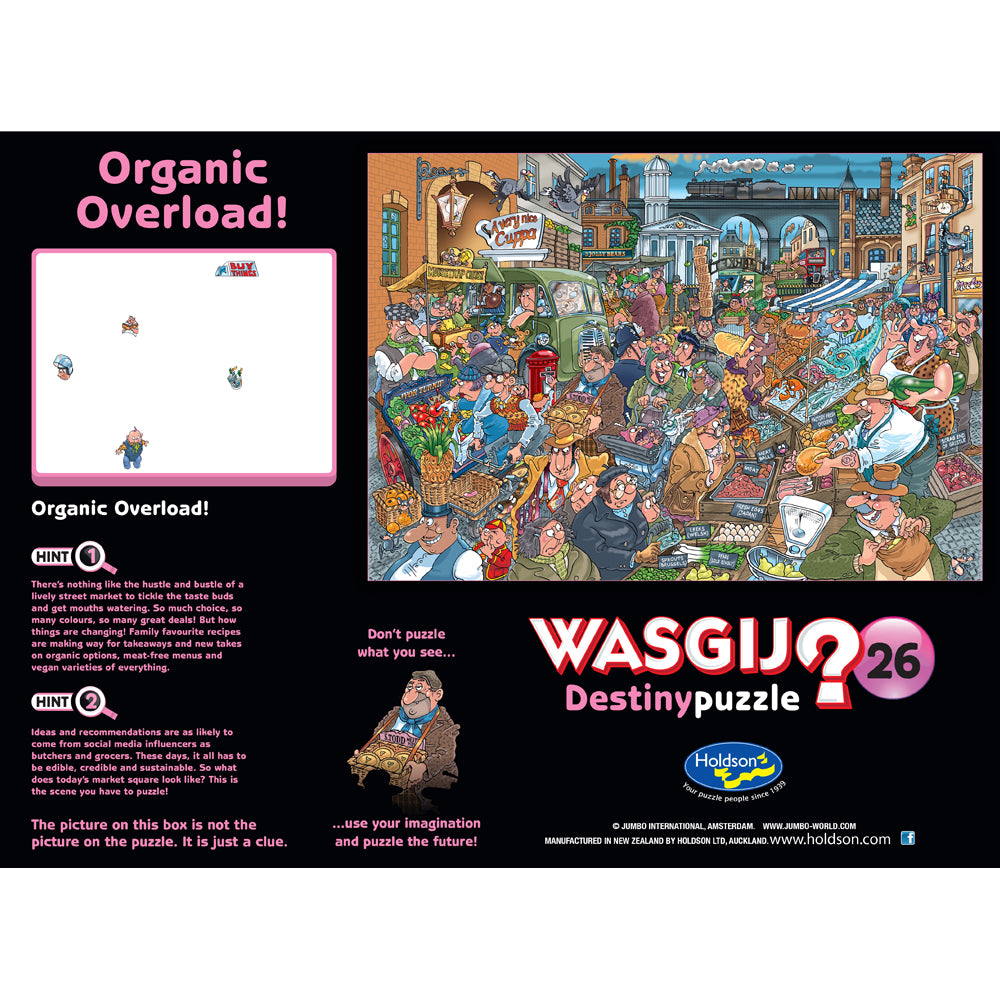 Wasgij Destiny #26 1000pc Jigsaw Puzzle Organic Overload!