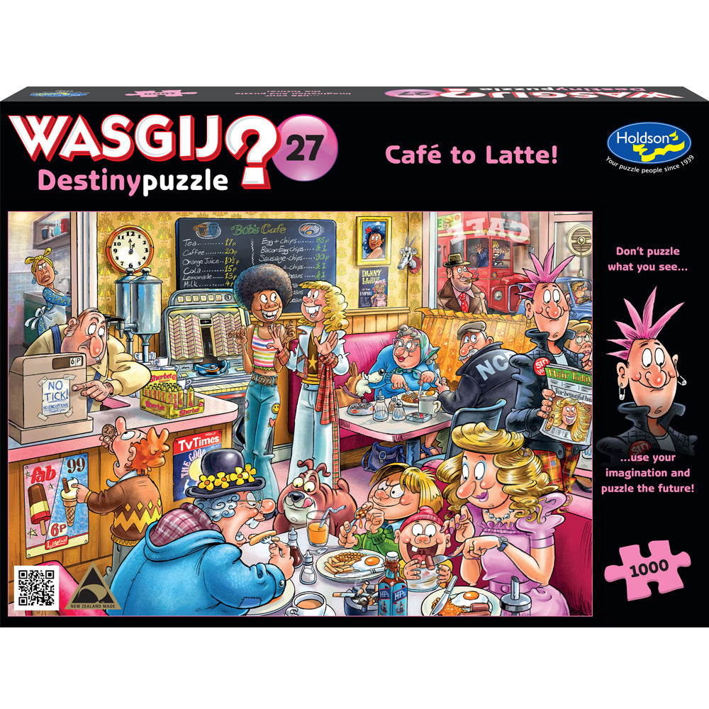 Wasgij Destiny #27 1000 Piece Jigsaw Puzzle Cafe to Latte