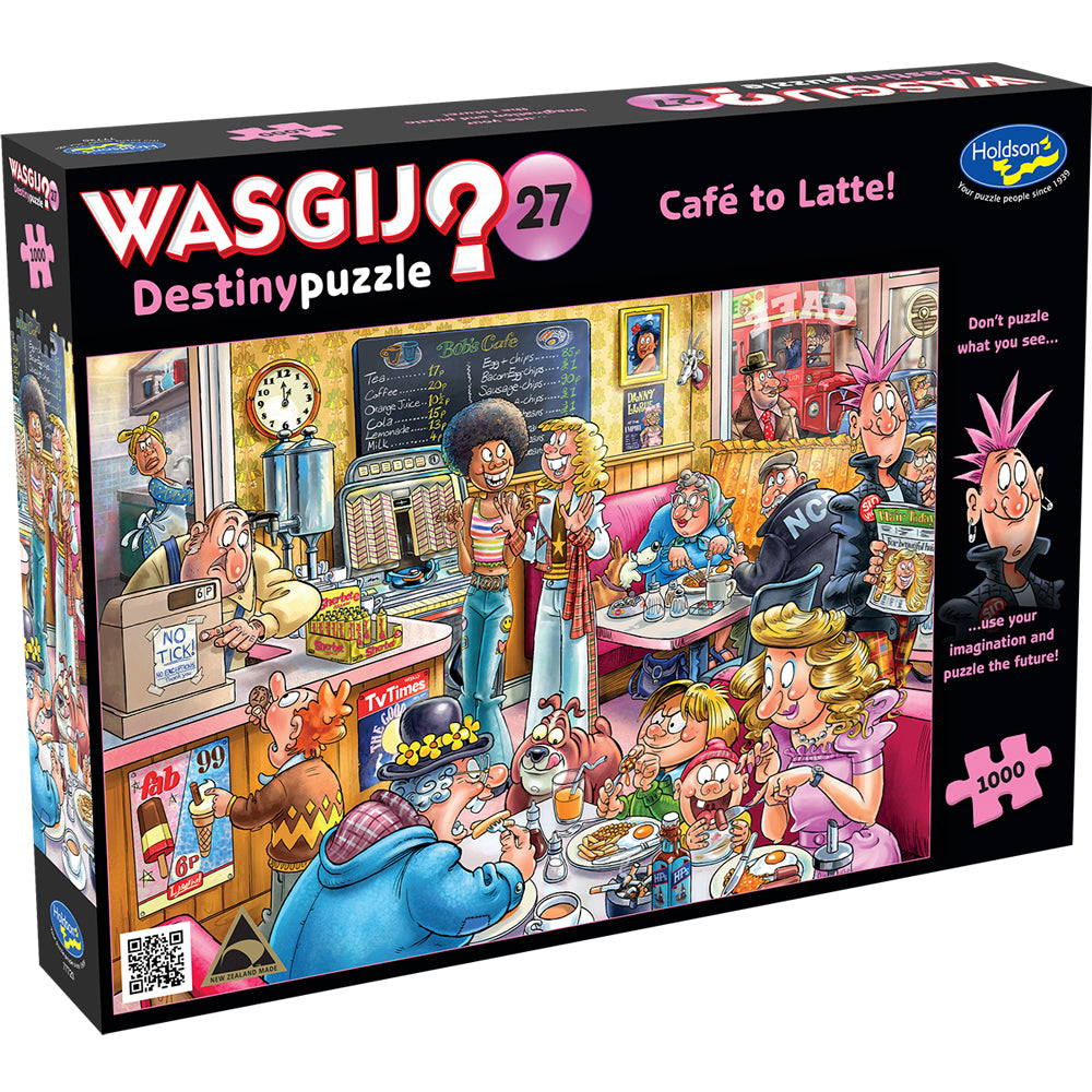 Wasgij Destiny #27 1000 Piece Jigsaw Puzzle Cafe to Latte