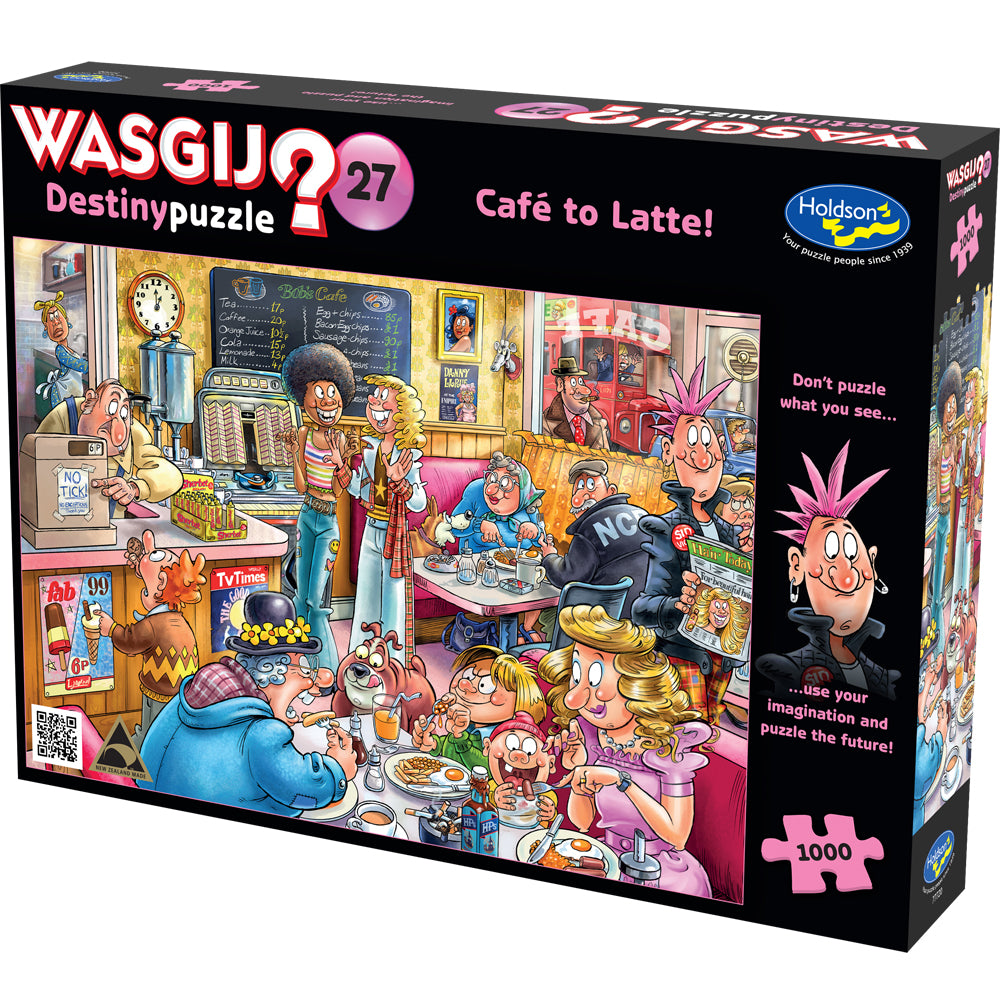 Wasgij Destiny #27 1000 Piece Jigsaw Puzzle Cafe to Latte