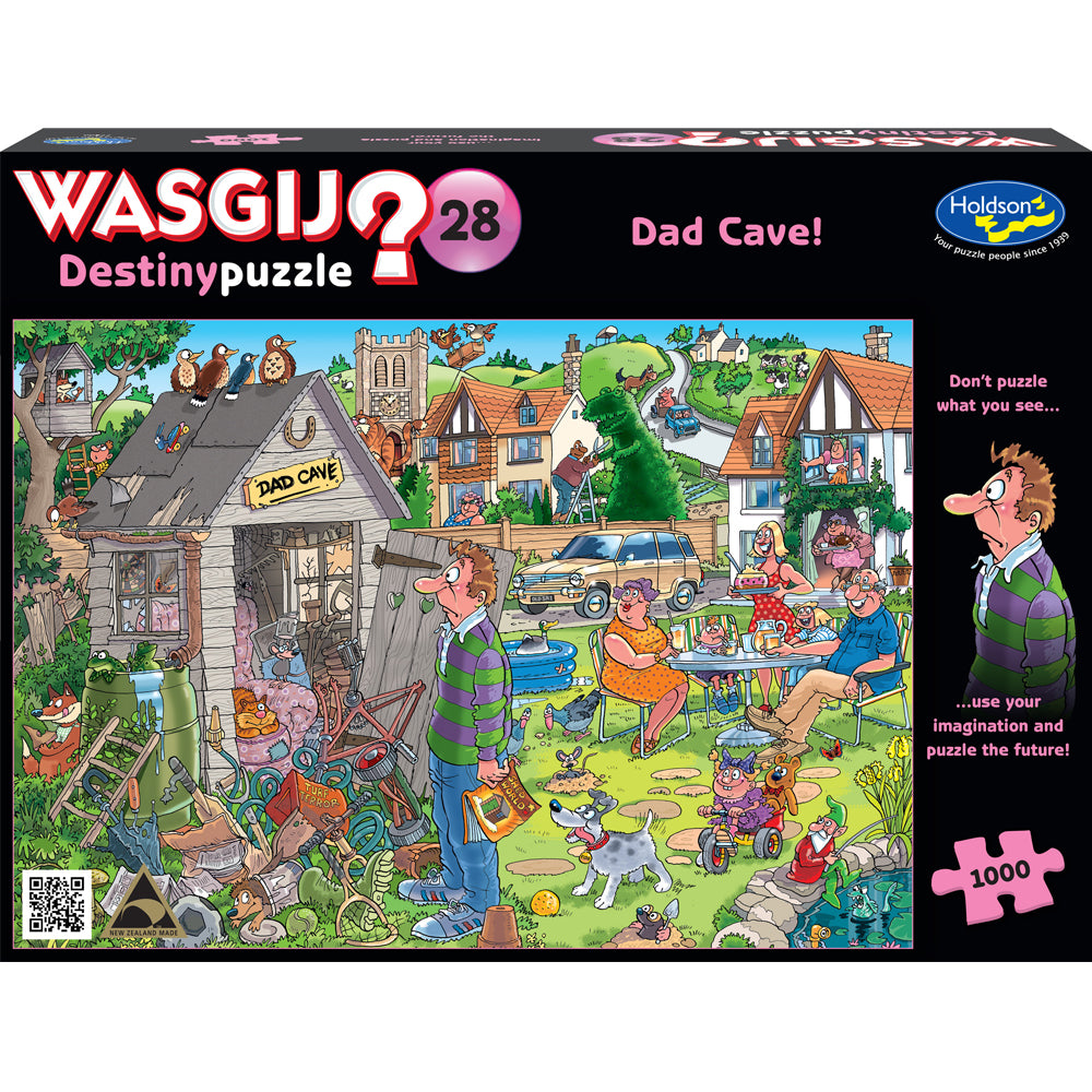 Wasgij Destiny #28 1000 Piece Jigsaw Puzzle - Dad Cave