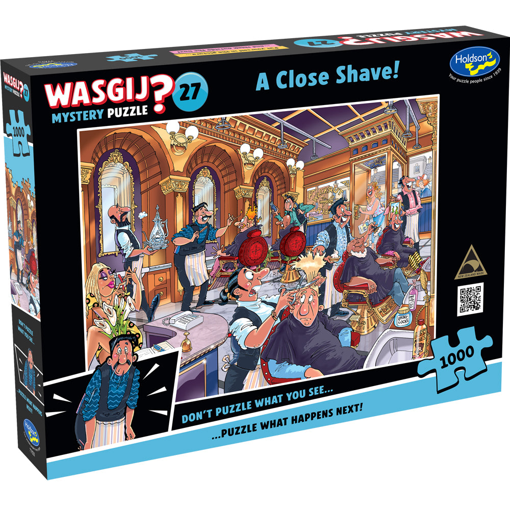Wasgij Mystery #27 1000 Piece Jigsaw Puzzle - A Close Shave