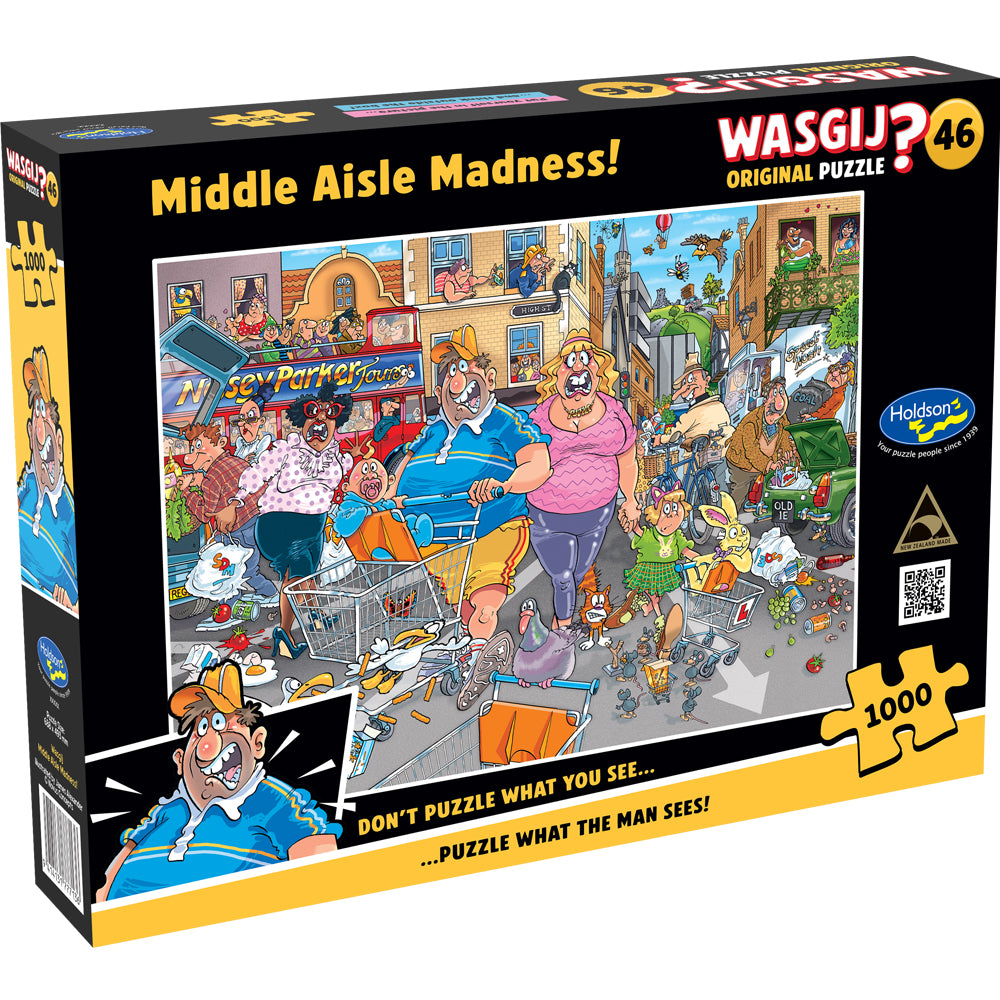 Wasgij Original #46 1000pc Jigsaw Puzzle Middle Aisle Madness