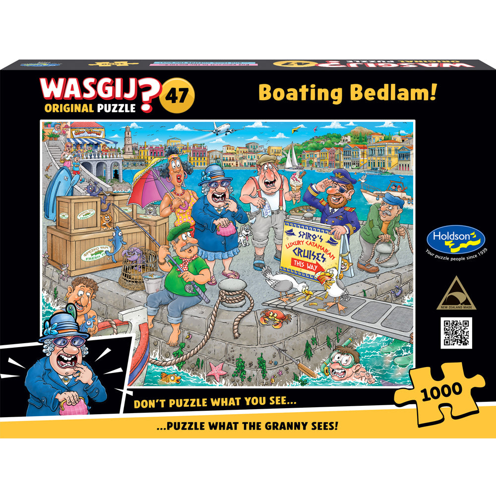 Wasgij Original #47 1000pc Jigsaw Puzzle Boating Bedlam