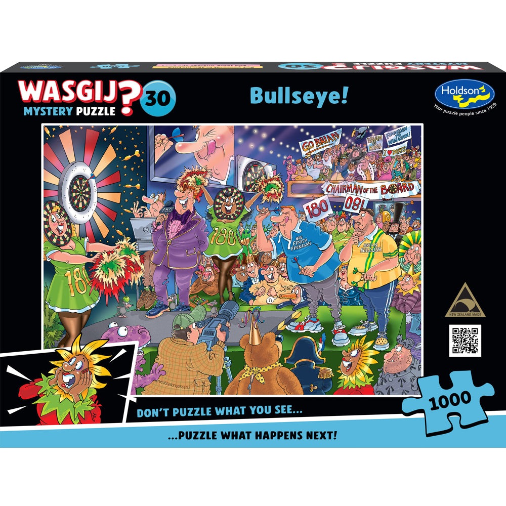 Wasgij Mystery 30: 1000pc Puzzle - Bullseye!