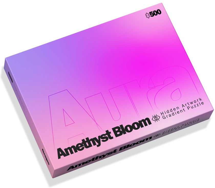 Cloudberries: Aura Amethyst Bloom 500pc Secret Image Puzzle