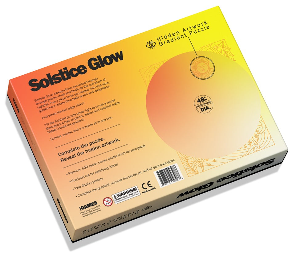 Cloudberries: Aura Solstice Glow 500pc Secret Image Puzzle