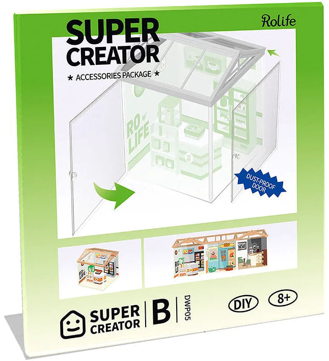 Rolife: Dust-Proof Door B - Super Creator Plastic DIY Miniature Puzzle