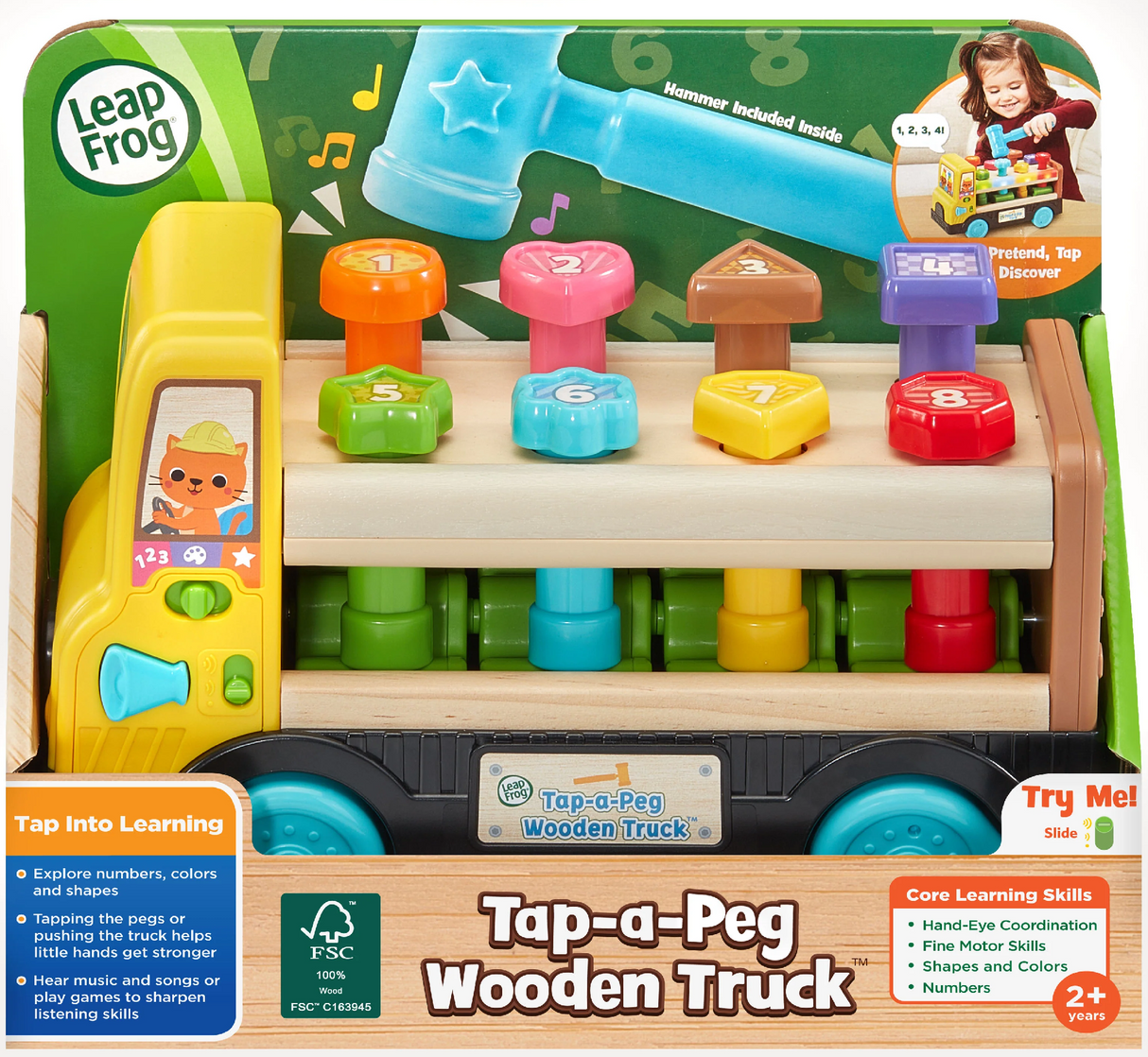LeapFrog Pound-A-Peg Wooden Truck