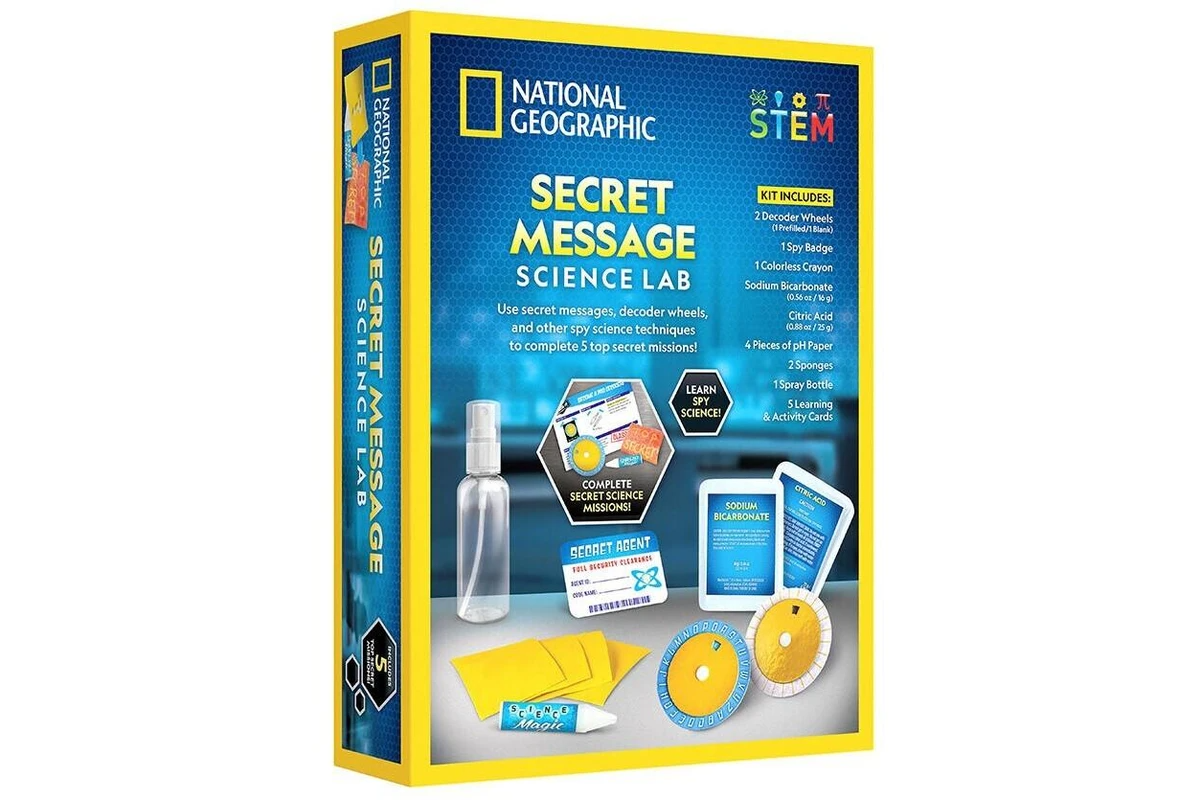 National Geographic Secret Message Lab