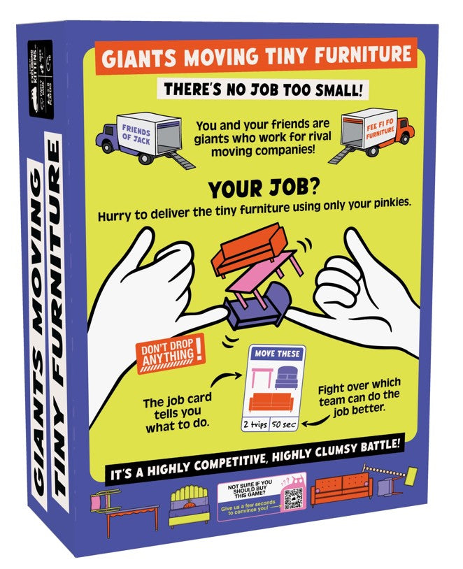 Giants Moving Tiny Furniture (By Exploding Kittens)