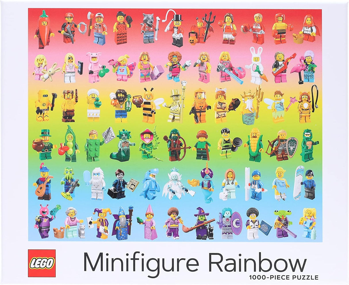 LEGO Minifigure Rainbow 1000-Piece Puzzle
