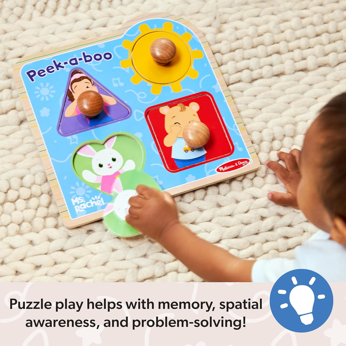 Melissa & Doug - Ms. Rachel Jumbo Knob Puzzle