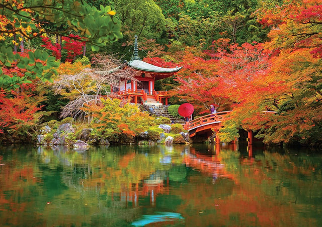 Autumn Foliage in Kyoto, Japan - 1000 Piece Jigsaw Puzzle