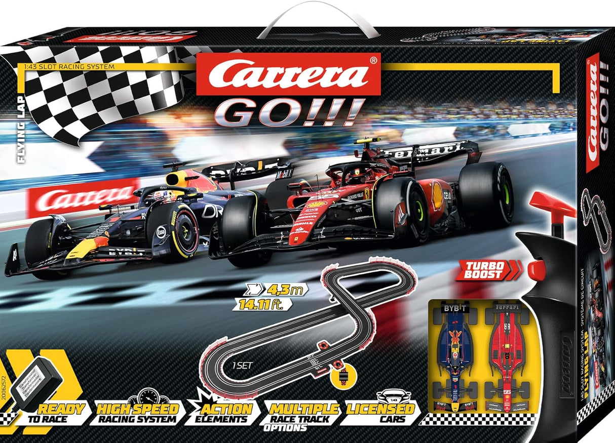 Carrera GO!!! F1 Flying Lap Slot Car Set