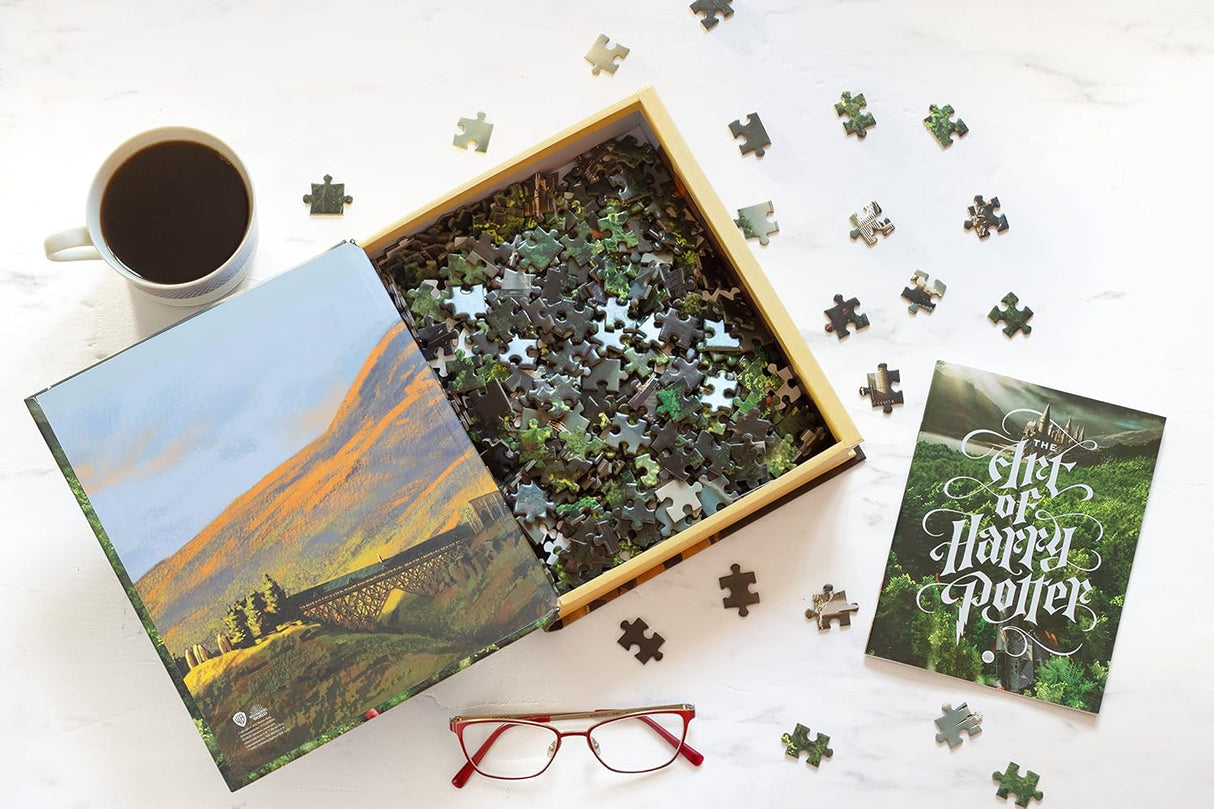 The Art of Harry Potter Puzzle and Book Set