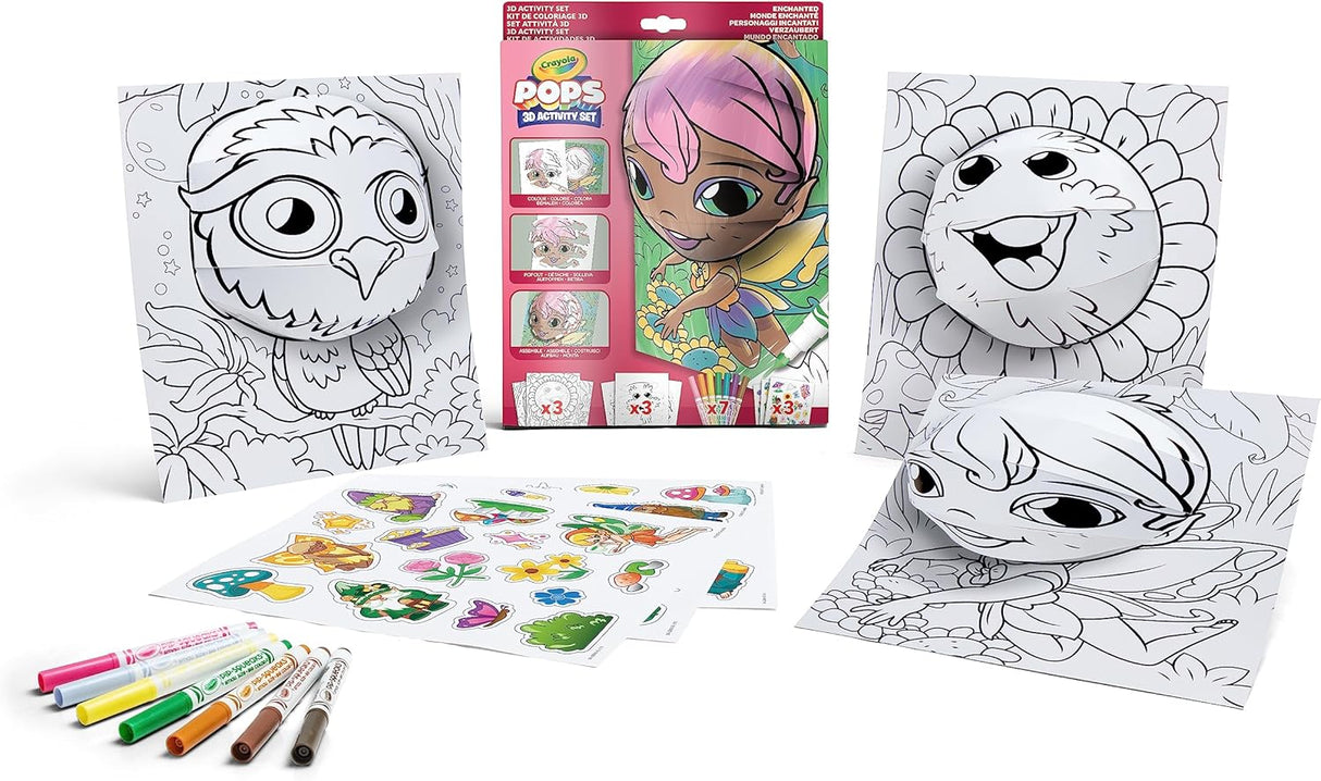 Crayola POPS 3-D Activity Set Enchanted