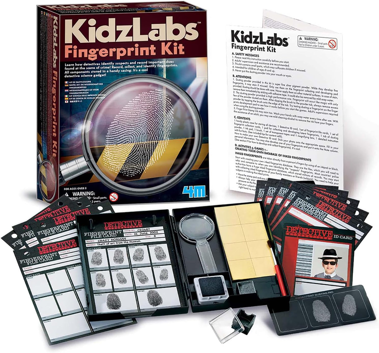 4M KidzLabs Detective Fingerprint Kit