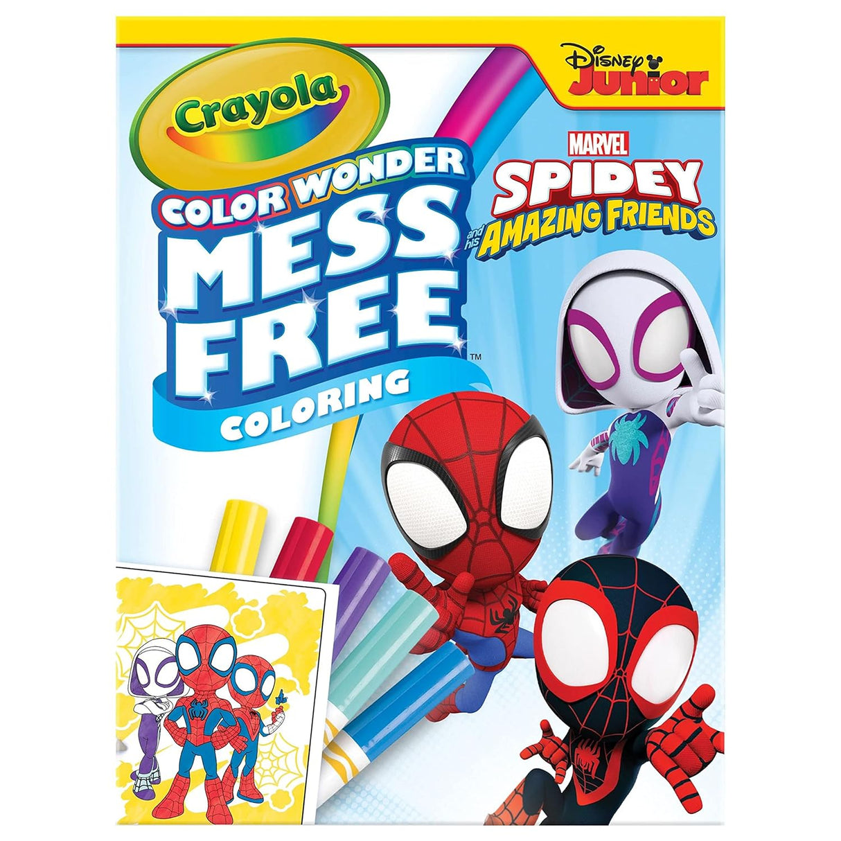 Crayola Color Wonder Foldalope Spidey and His Amazing Friends