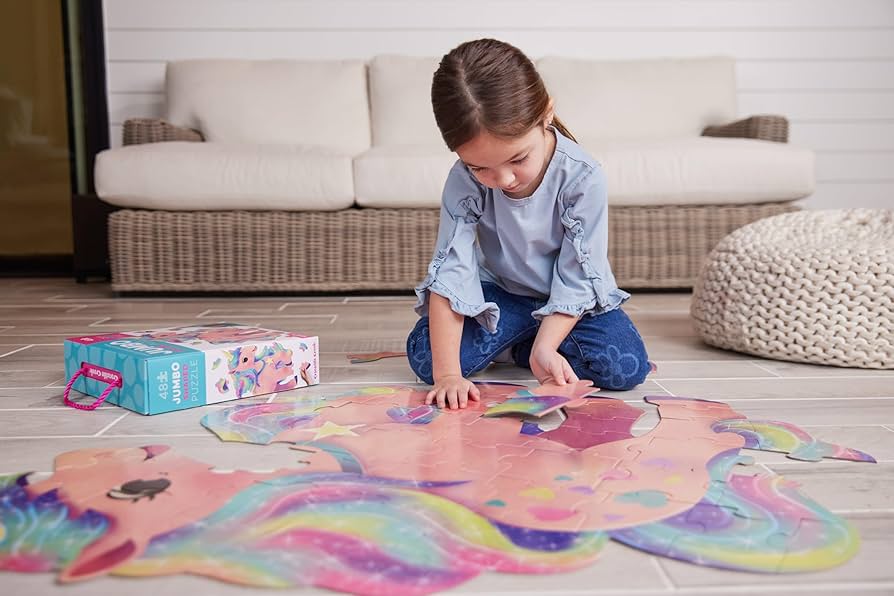 Crocodile Creek: 48pc Jumbo Floor Puzzle - Unicorn