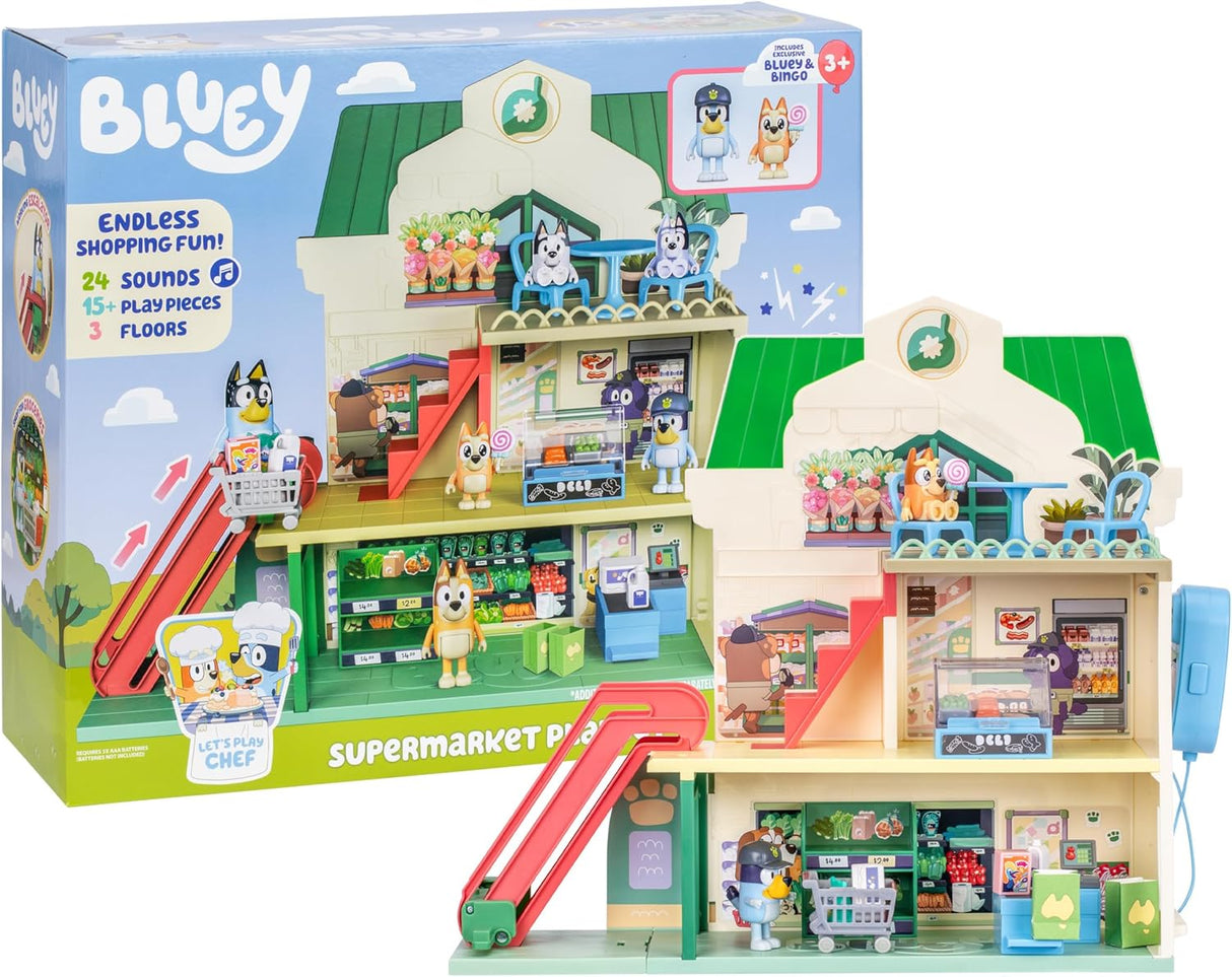 Bluey Lets Play Chef Supermarket Playset