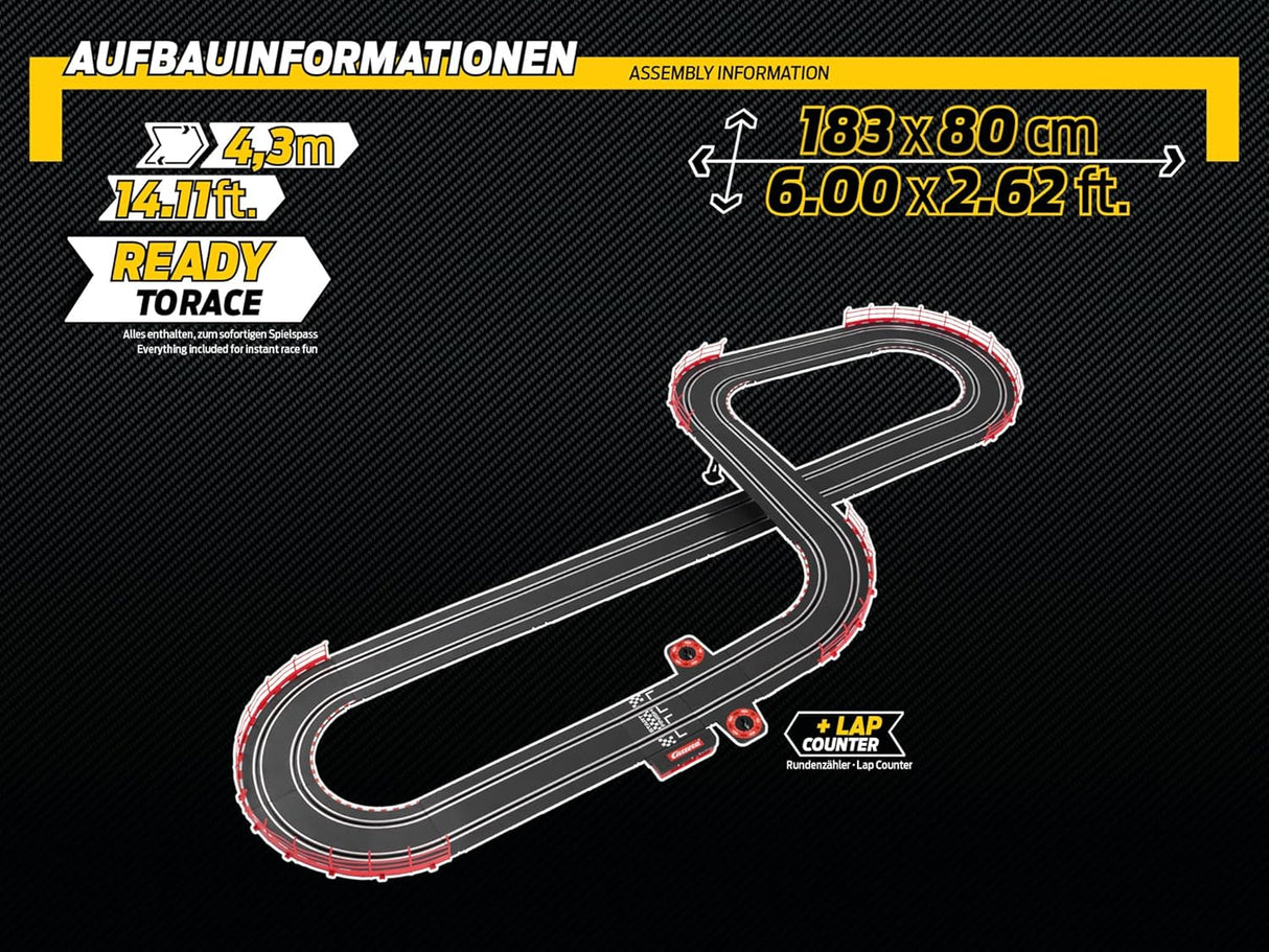 Carrera GO!!! F1 Flying Lap Slot Car Set
