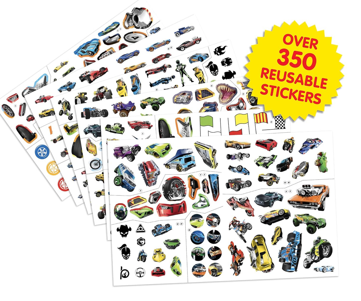 Sticker Book Treasury - Mattel Hot Wheels