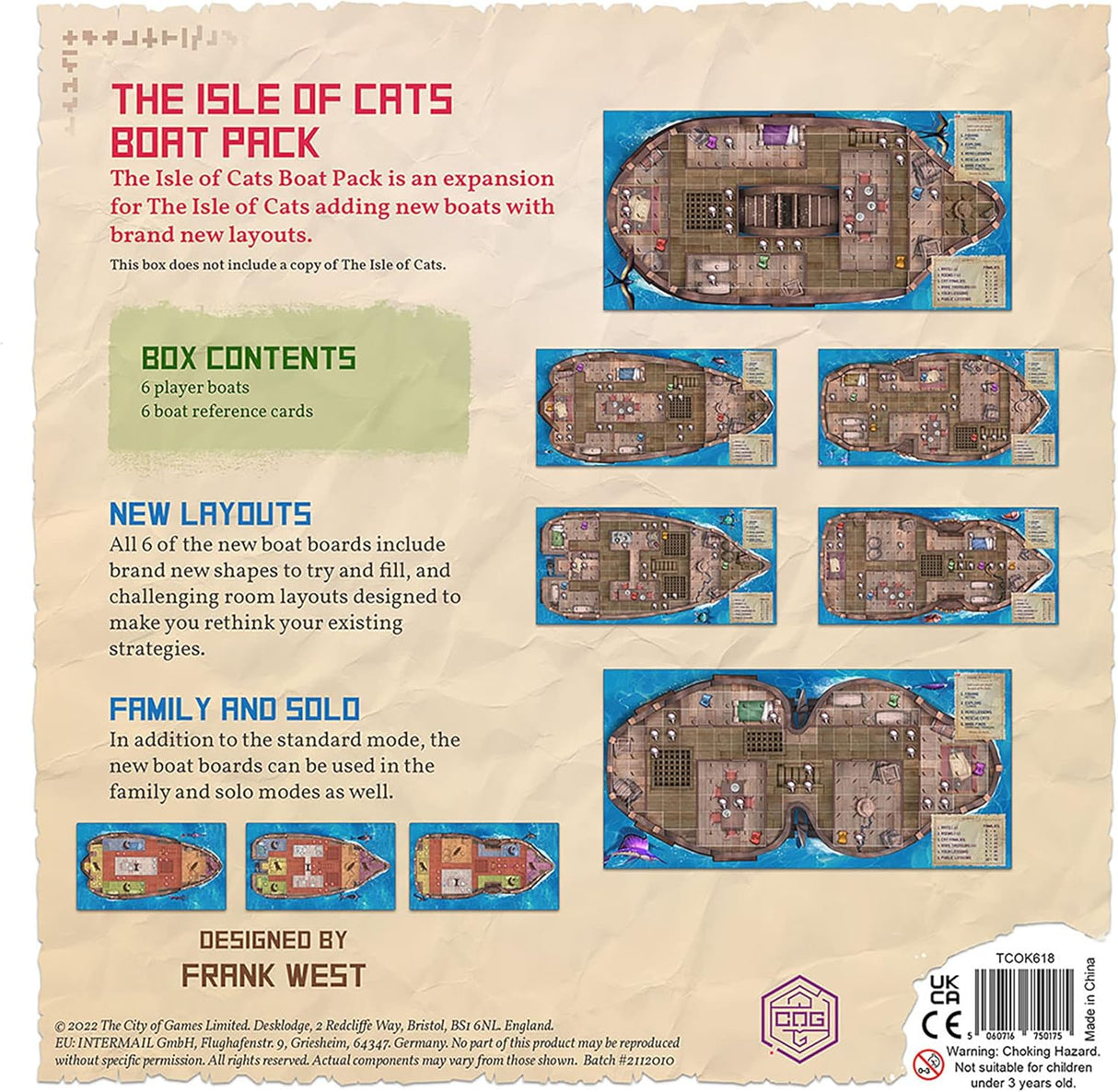 The Isle of Cats Boat Pack Expansion
