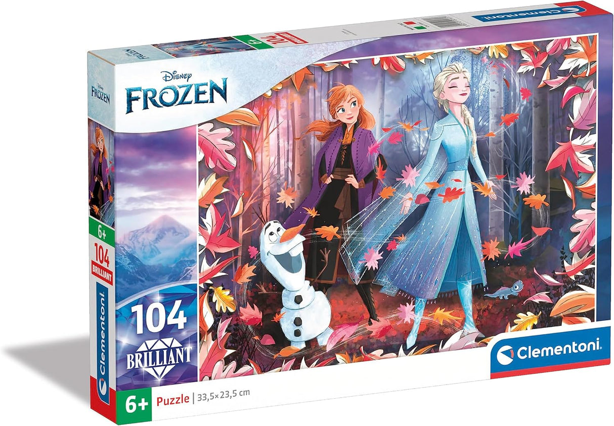 Clementoni Disney Frozen 2 Jigsaw Puzzle - 104 Piece - Brillant - (20161)
