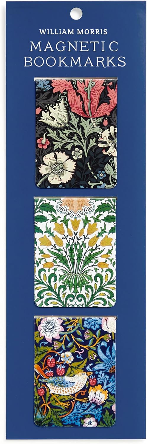 Galison William Morris Magnetic Bookmark Set