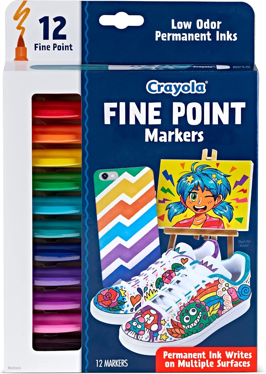 Crayola Fine Point Markers 12 Pack