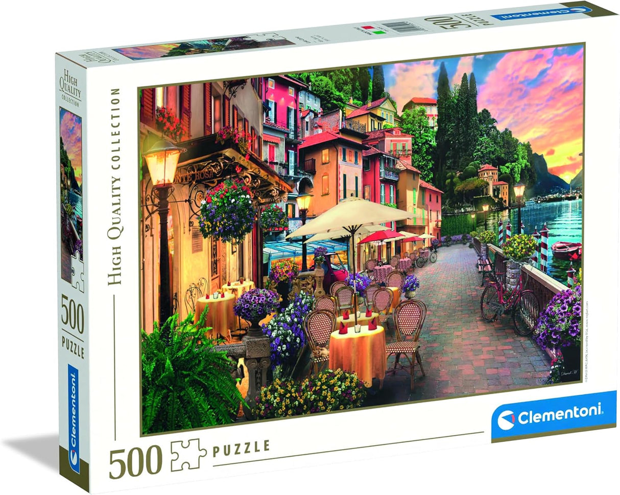 Clementoni Monte Rosa Dreaming (Lake Como) Jigsaw Puzzle - 500 Piece - High Quality Collection - (35041)